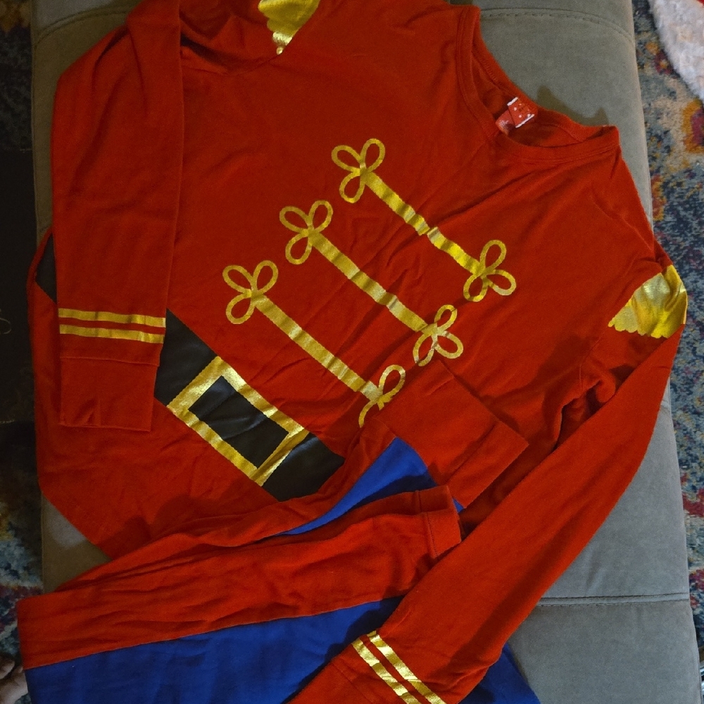 Target Men's Nutcracker Pajamas in Red and Gold